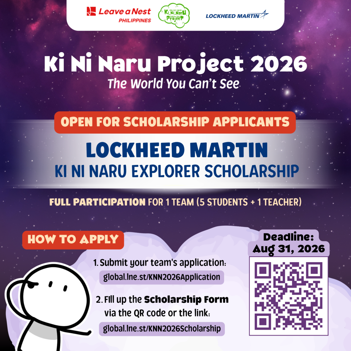 Ki Ni Naru 2026 Opens Applications for the Lockheed Martin Explorer Scholarship