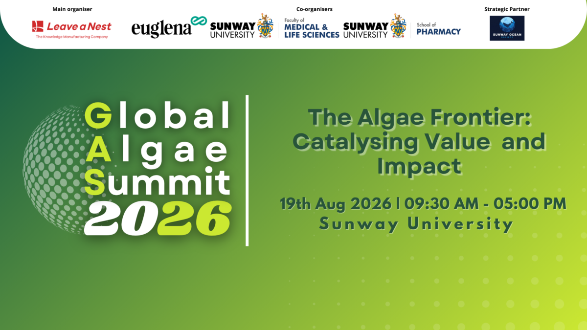 Global Algae Summit 2026 Returns to Explore the Next Frontier of Innovation, Value Creation and Sustainable Impact