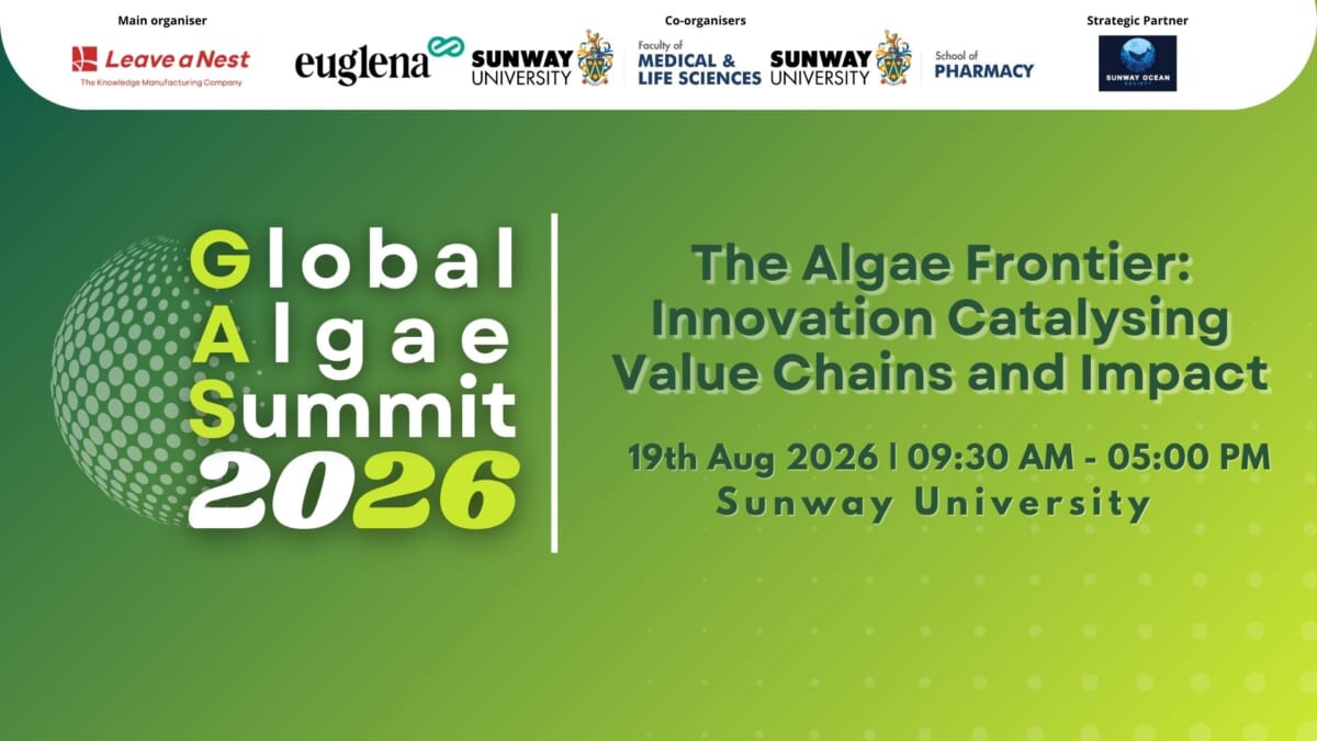 Global Algae Summit 2026 Returns to Explore the Next Frontier of Innovation, Value Creation and Sustainable Impact