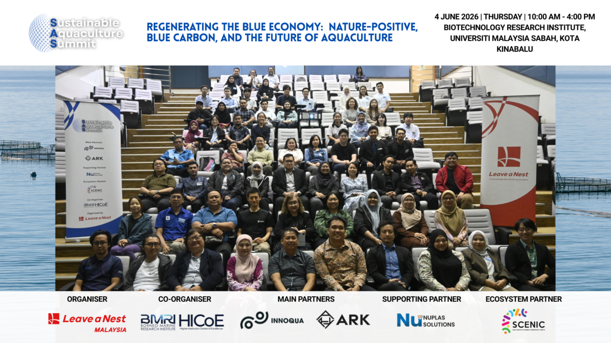 Sustainable Aquaculture Summit (SAS) 2026 Concludes Successfully in Sabah, Driving Regional Collaboration in the Blue Economy