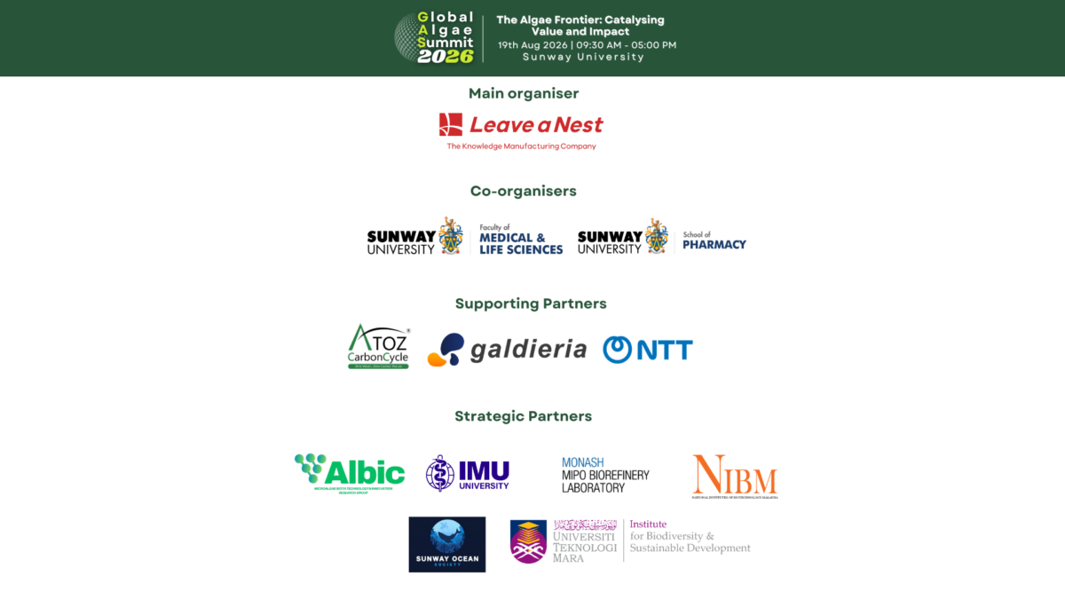 Global Algae Summit 2026 Announces Strong Partner Ecosystem to Advance the Algae Frontier