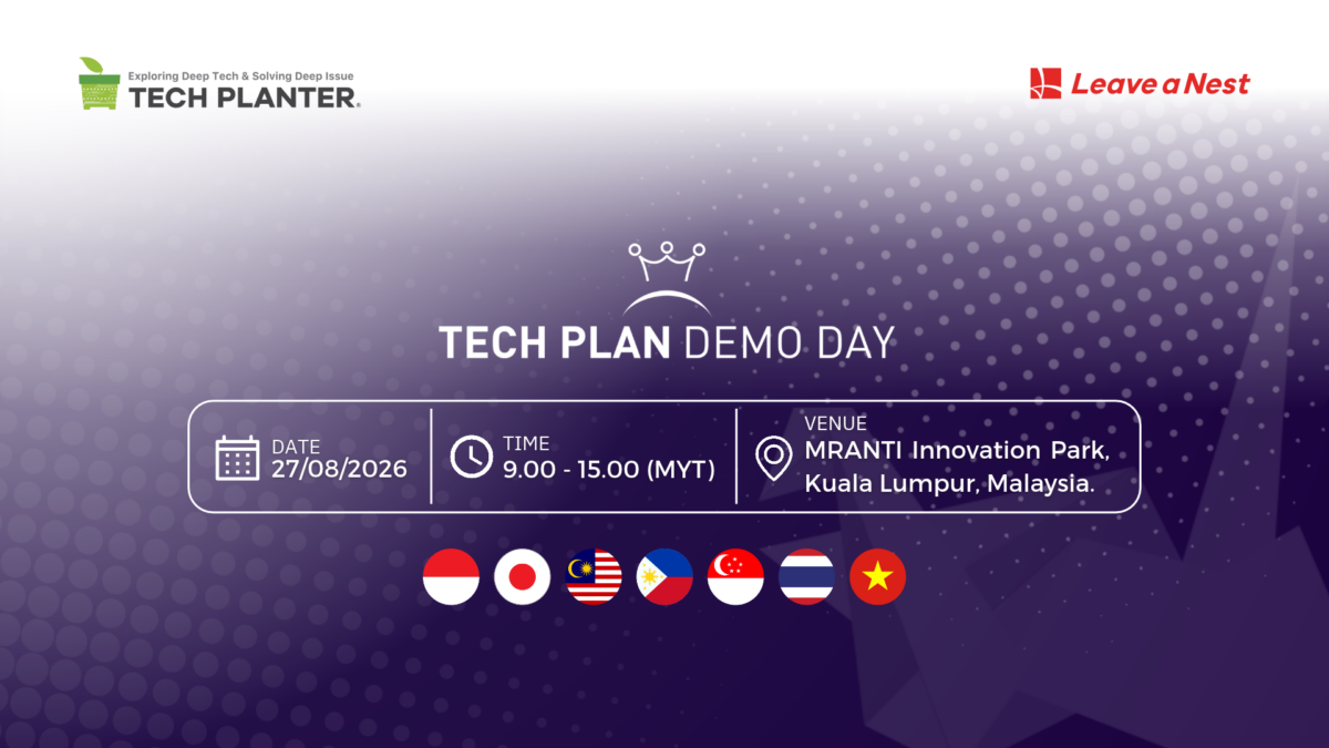 TECH PLANTER Asia Final 2026 Set to Showcase Asia’s Top Deep Tech Innovators