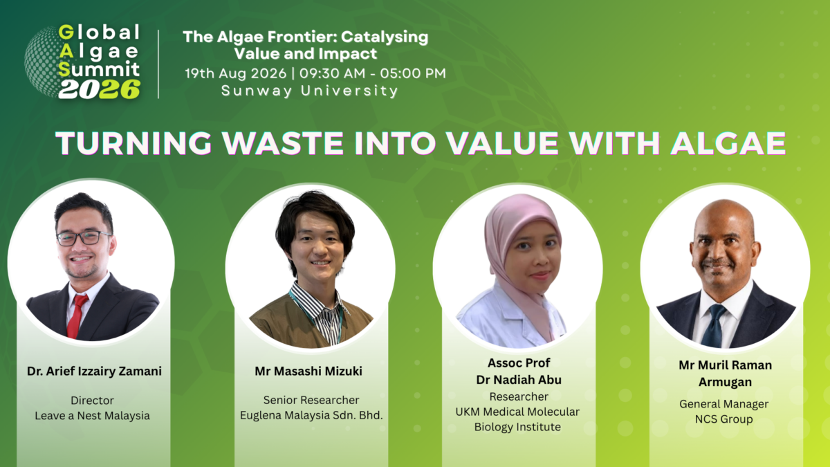 Global Algae Summit 2026 to Explore How Algae Can Turn Waste into New Economic Value