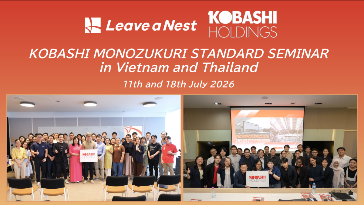 KOBASHI Monozukuri Standard Seminars Brought Monozukuri Know-How to startups in Vietnam and Thailand