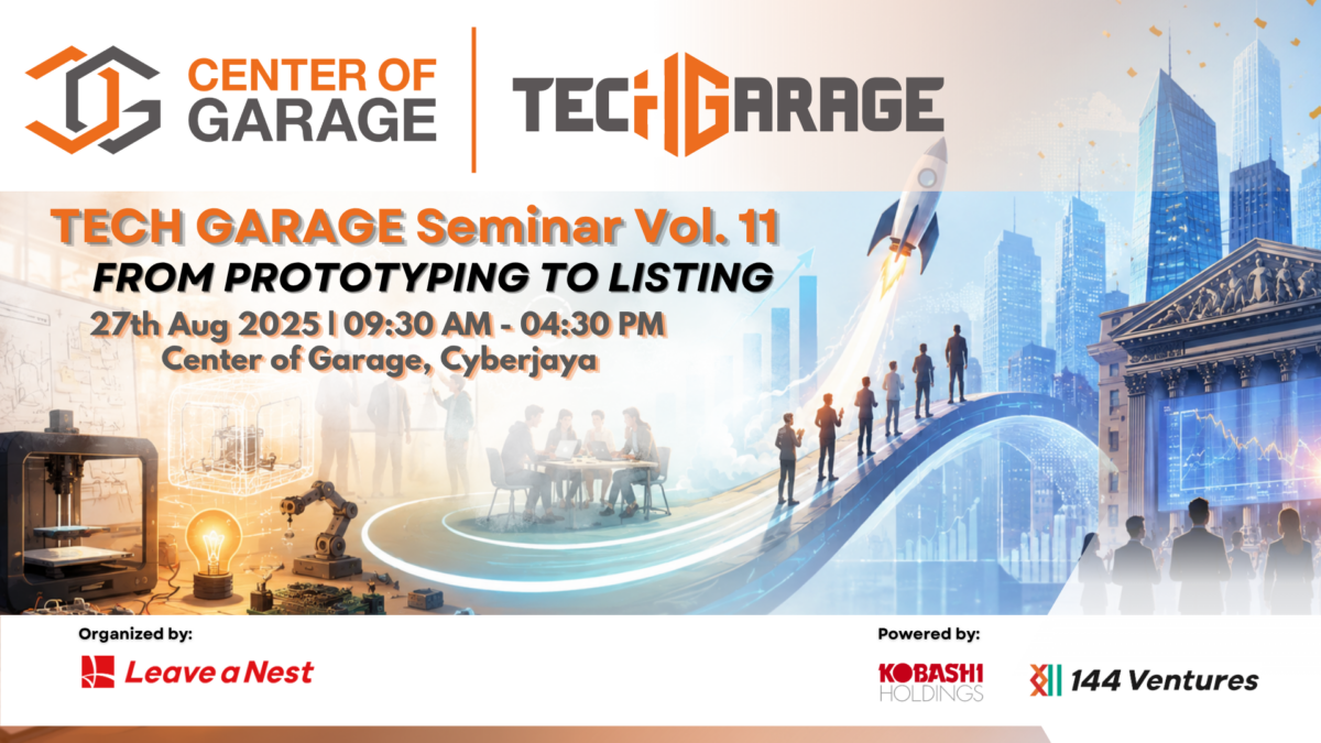 TECH GARAGE Seminar Vol. 11 Bridges the Journey from Prototyping to Listing