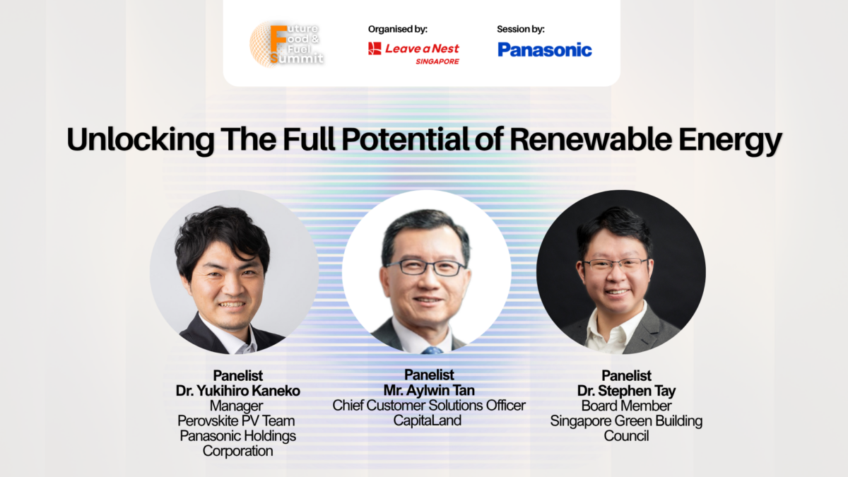 FFFS 2026 | Future Energy Panel 2: Unlocking the Full Potential of Renewable Energy