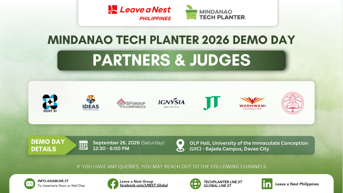 Mindanao TECH PLANTER 2026: Announcing the Local and Global Partners and Judges to Strengthen Mindanao Deep Tech Ecosystem