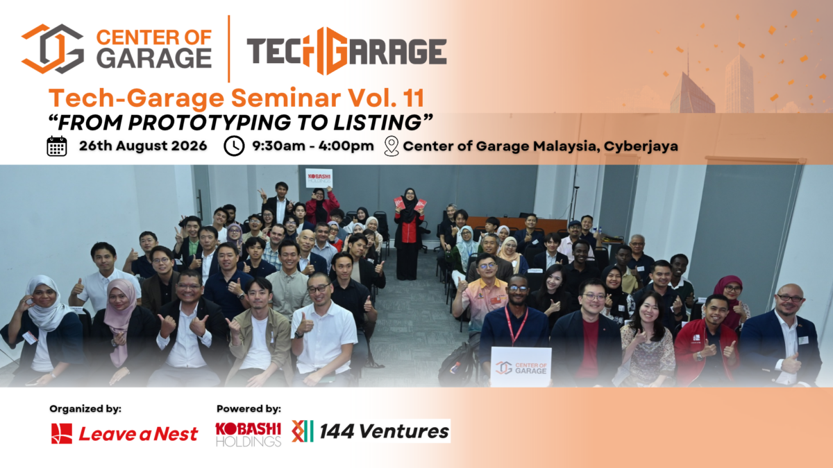 TECH GARAGE Seminar Vol. 11 Connects Deep Tech from Prototyping to Listing