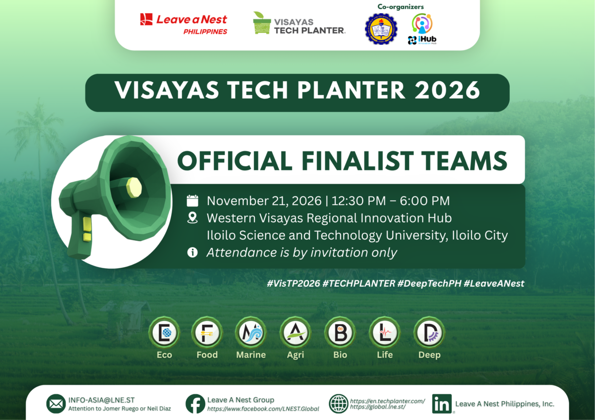 Meet the Finalists: Visayas TECH PLANTER 2026 Heads to Demo Day This November!