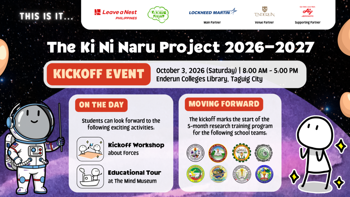 This Is It: The Ki Ni Naru Project 2026–2027 Takes Off on October 3!