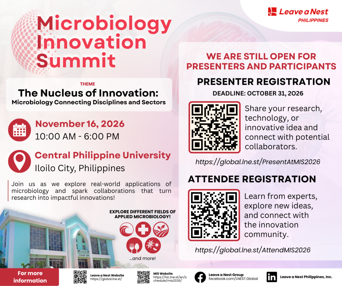 Microbiology Innovation Summit 2026 Set for November 16 in Iloilo City